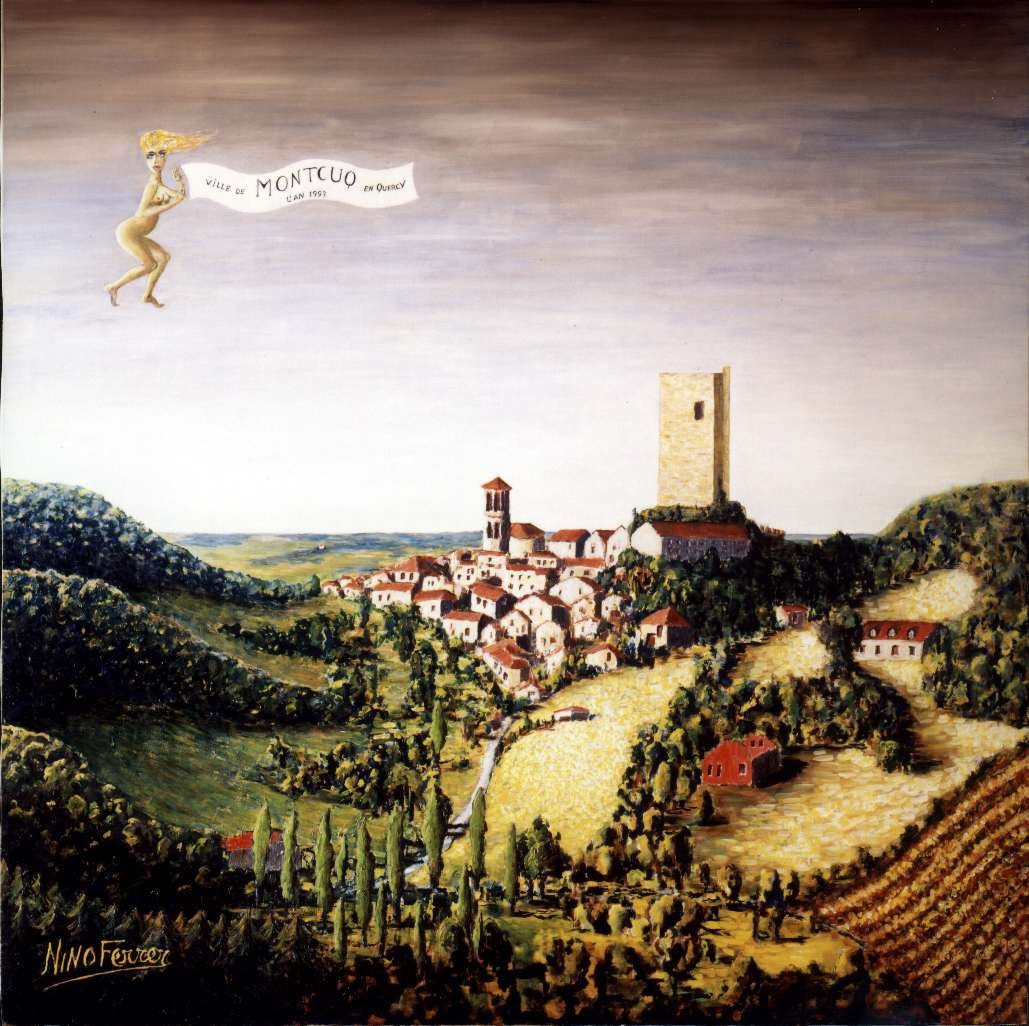 Ville de Montcuq en Quercy  - Tele